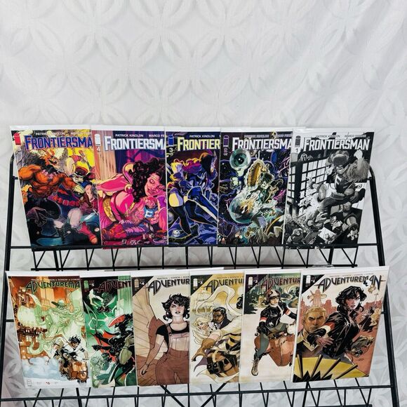 Adventureman 1-5 & Frontiersman 1-5 Lot 2021 AWA Upshot Comic Book - Picture 1 of 6
